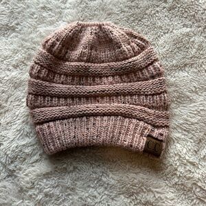 CC Pink Knit Beanie